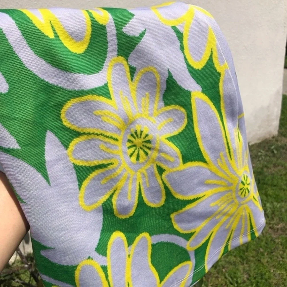 Zara Floral Mini Skirt Size Medium